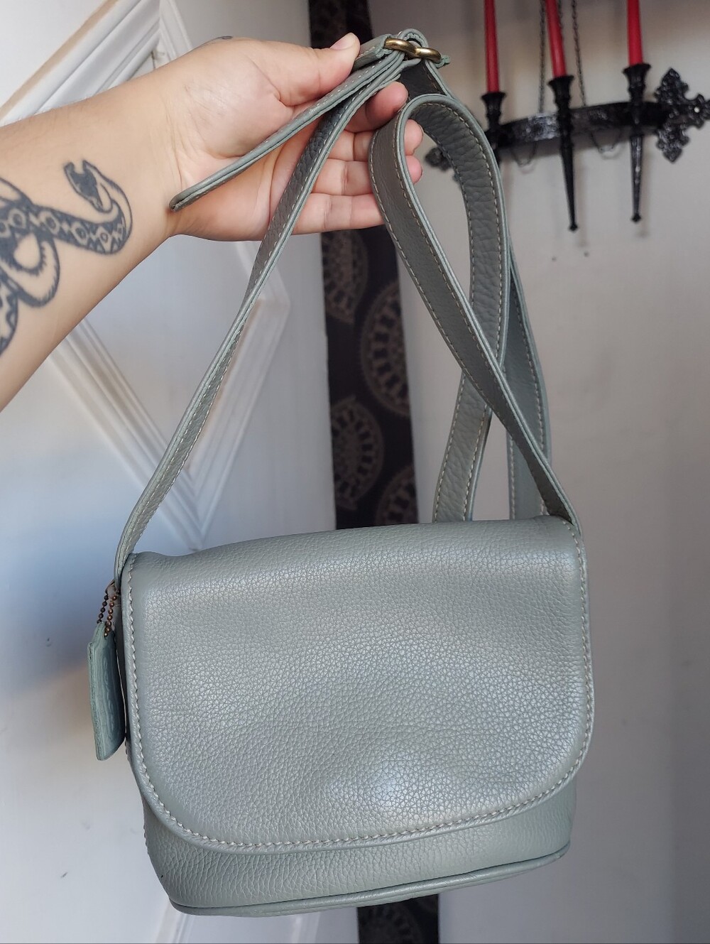Vintage Coach Sonoma Collection Sea Small Flap Bag 4919🌊💙